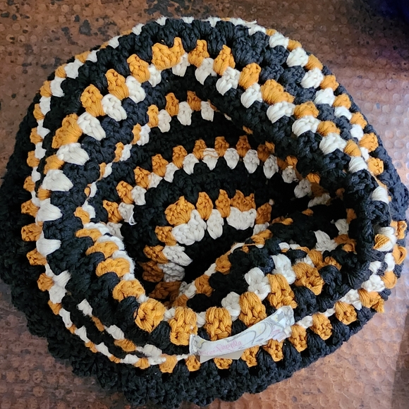 Free People OS Pixie Stripe Bucket Hat Festival Carnival Beachy - Picture 11 of 11